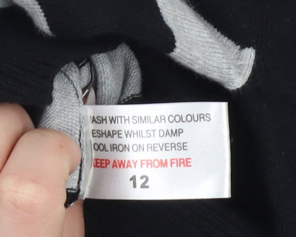 Womens UK Size 12 MK Multicoloured Pullover Jumper