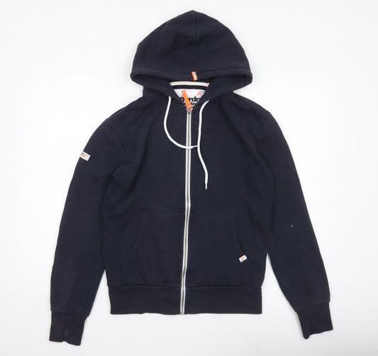 Superdry Men’s Blue Full Zip Hoodie Small Regular Fit