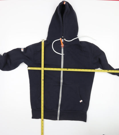 Superdry Men’s Blue Full Zip Hoodie Small Regular Fit