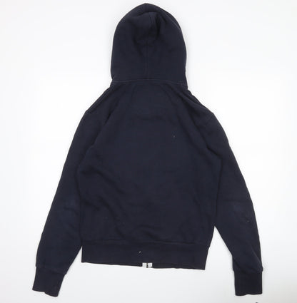 Superdry Men’s Blue Full Zip Hoodie Small Regular Fit