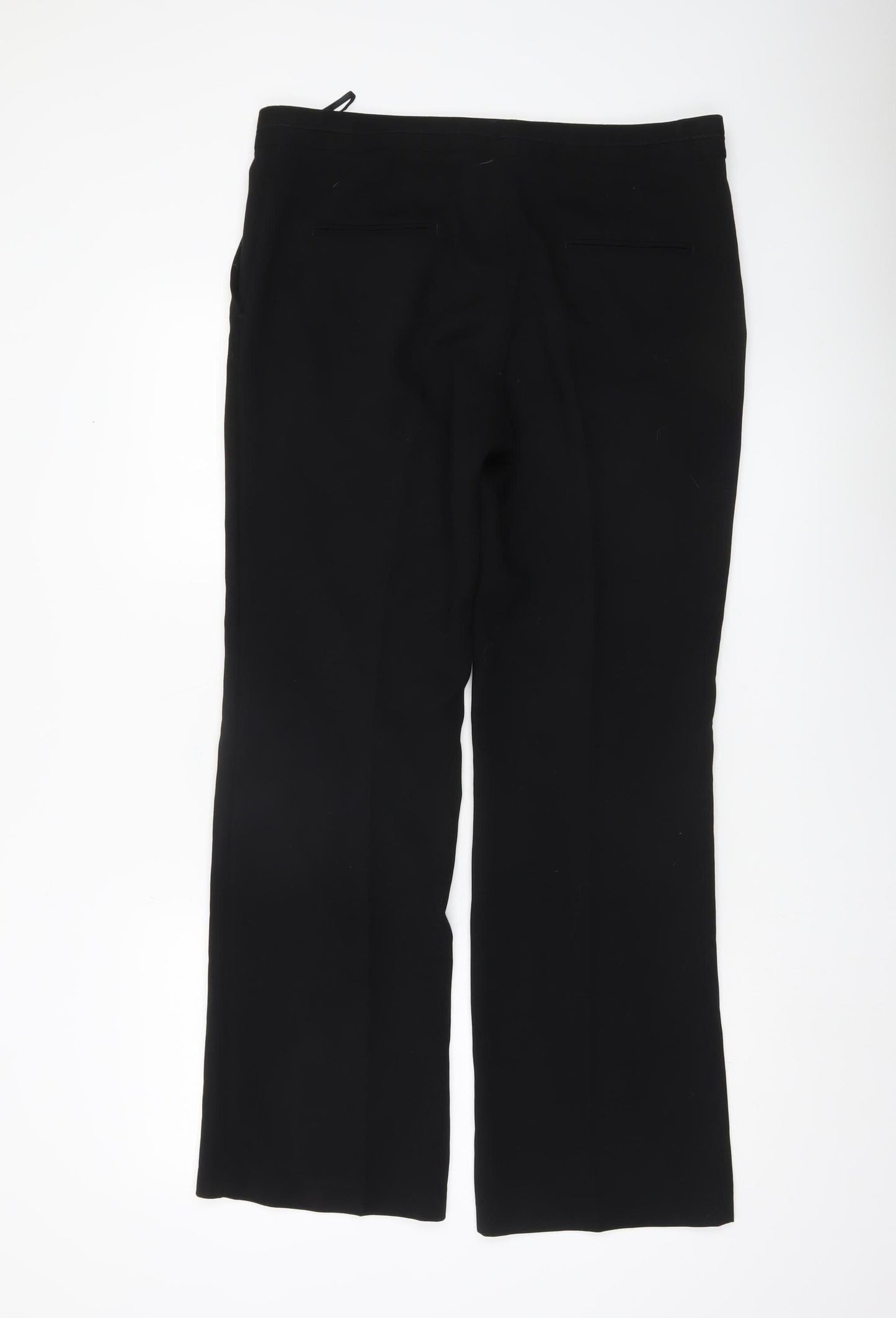 Next Women’s Black Size 14 Straight Leg Dress Trousers