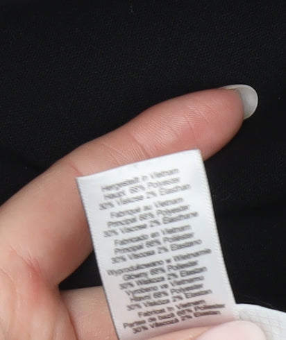 Next Women’s Black Size 14 Straight Leg Dress Trousers