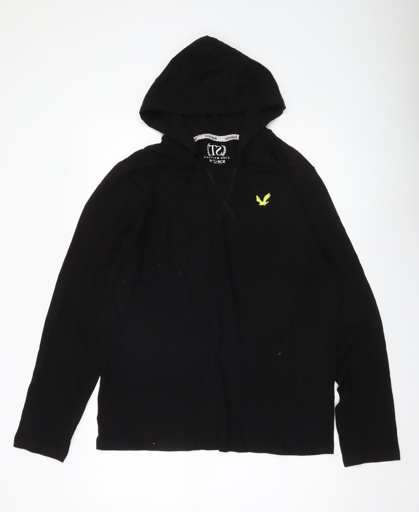 Twisted Soul Men’s Black XL Pullover Hoodie Cotton Logo