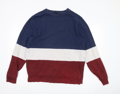 Mens UK Size L New Look Multicoloured Pullover Sweatshirt