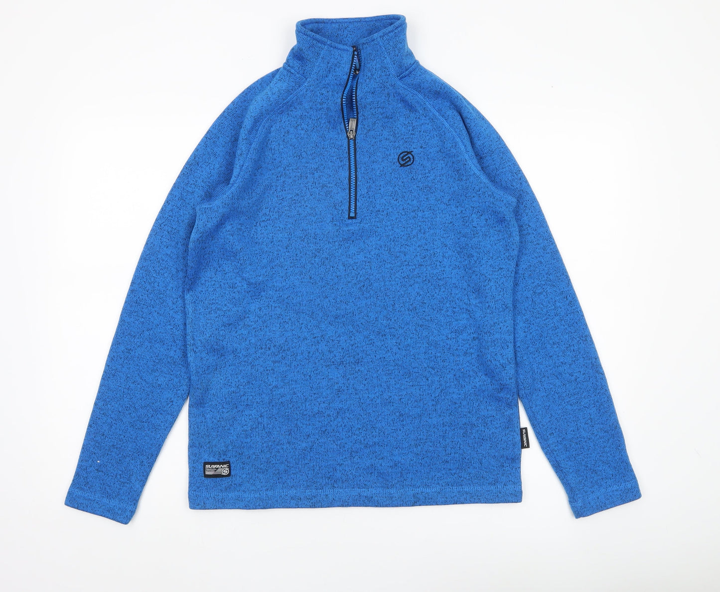 Surfanic Men’s XS Blue 1/4 Zip Fleece Sweatshirt Outdoor Wear