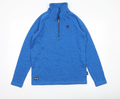 Surfanic Men’s XS Blue 1/4 Zip Fleece Sweatshirt Outdoor Wear