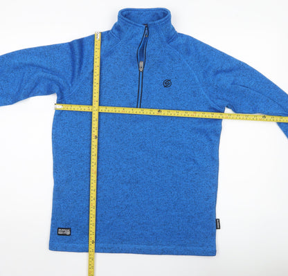 Surfanic Men’s XS Blue 1/4 Zip Fleece Sweatshirt Outdoor Wear