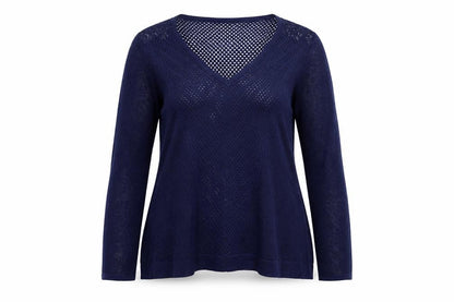 Womens UK Size 10 Marks and Spencer Blue Pullover Jumper