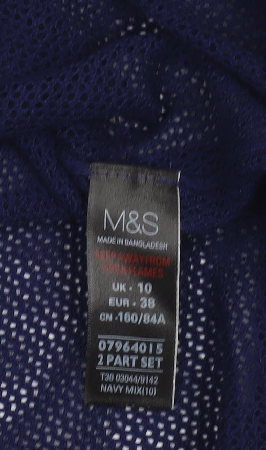 Womens UK Size 10 Marks and Spencer Blue Pullover Jumper
