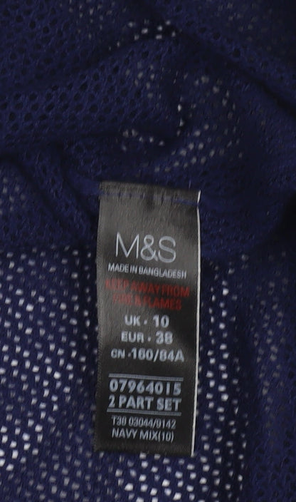 Womens UK Size 10 Marks and Spencer Blue Pullover Jumper