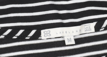 Womens UK Size M Lakeland Black Basic Blouse