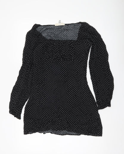 Urban Renewal Women’s Black Polka Dot Bodycon Dress Size M
