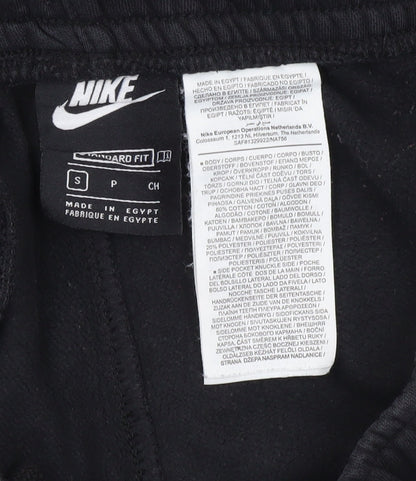 Nike Men's Black Joggers Size S Cotton Blend Tapered Sweatpants