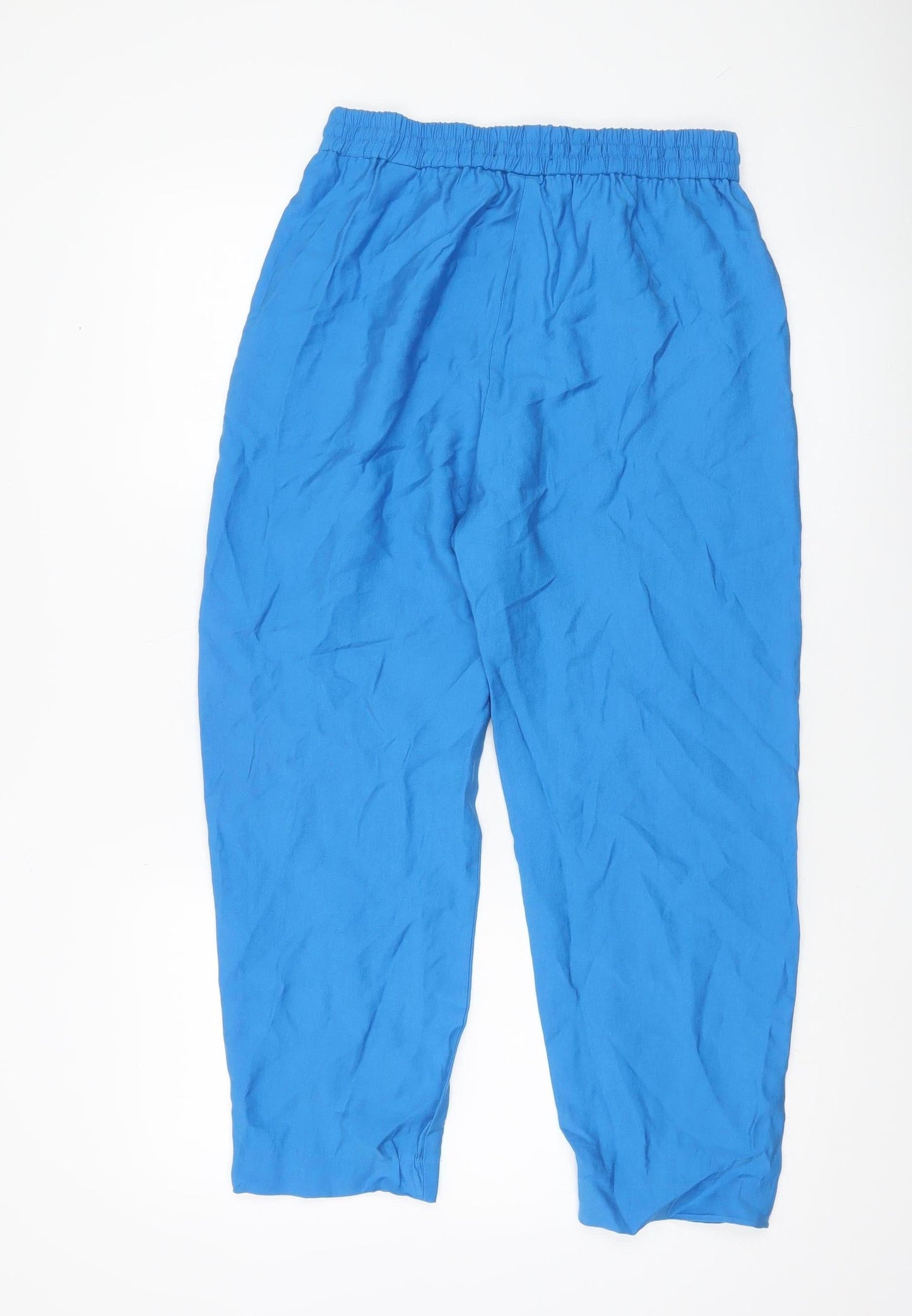 Womens UK Size 10 Marks and Spencer Relaxed Fit Jogger Blue Trousers