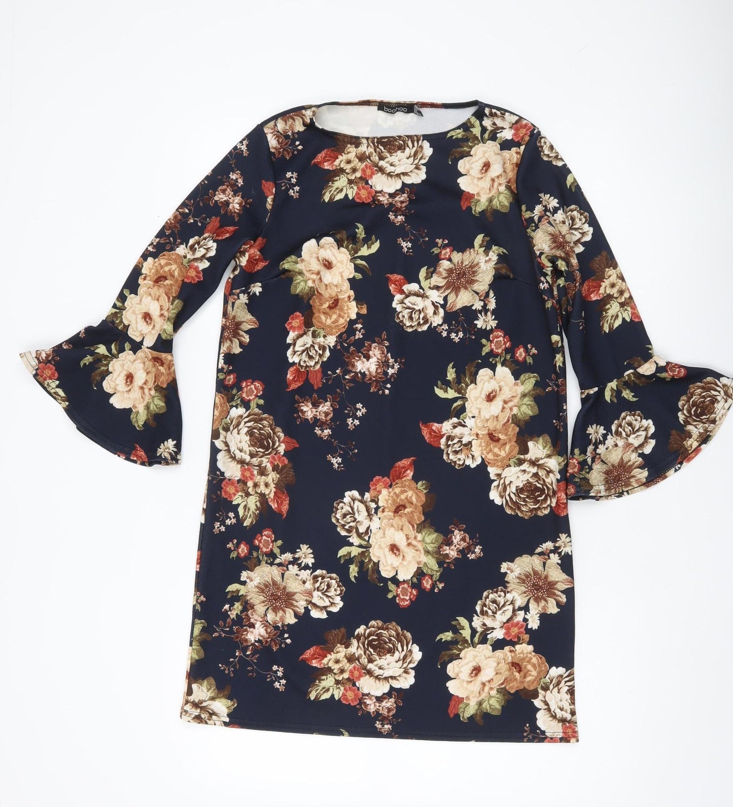 Boohoo Women’s Multicoloured Floral Shift Dress UK 10