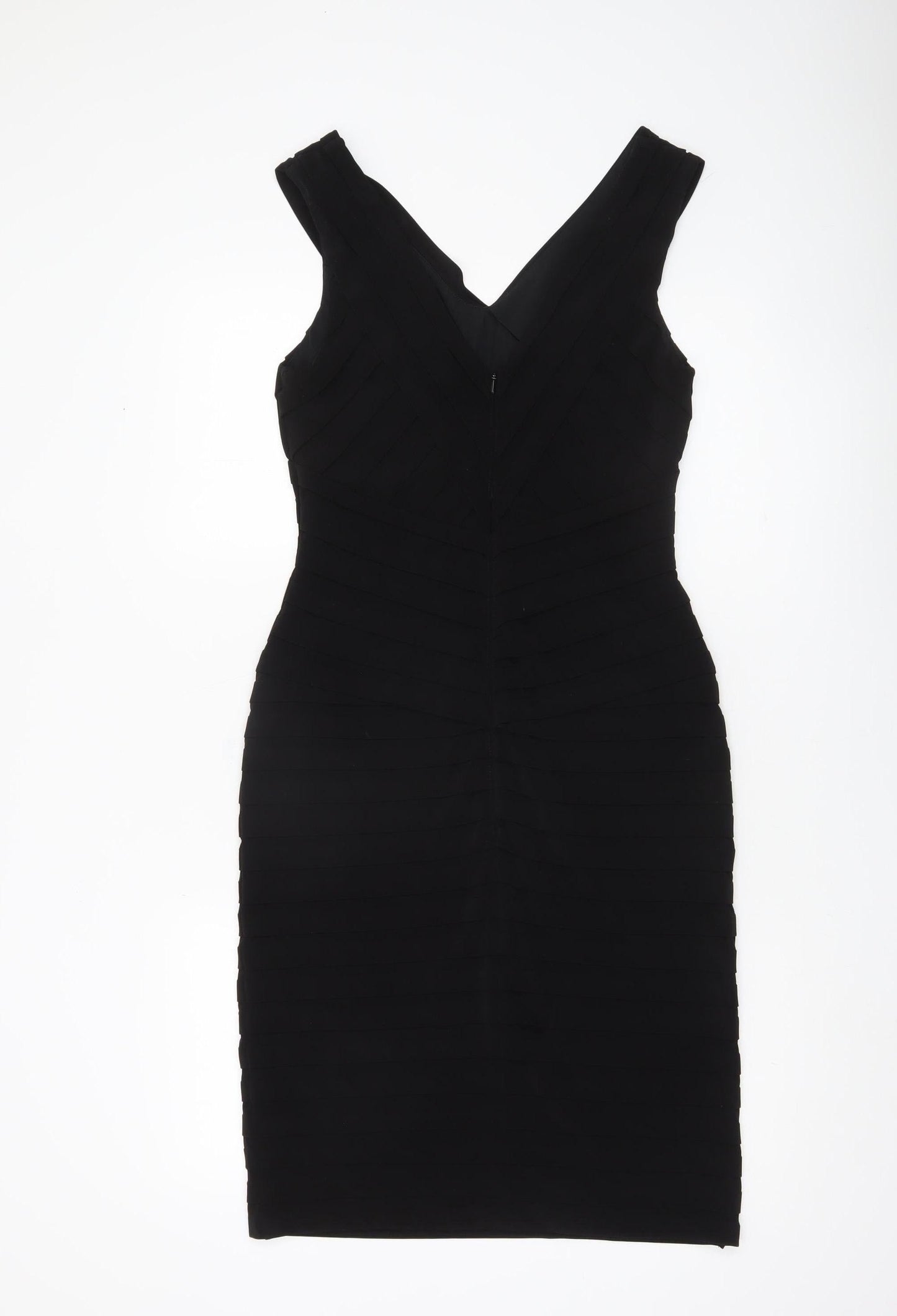 Principles Women’s Black Size 10 Bodycon Knee Length Sleeveless Dress
