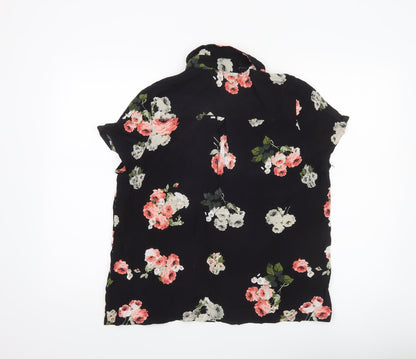 Womens UK Size L MINKPINK Black Classic Button-Up