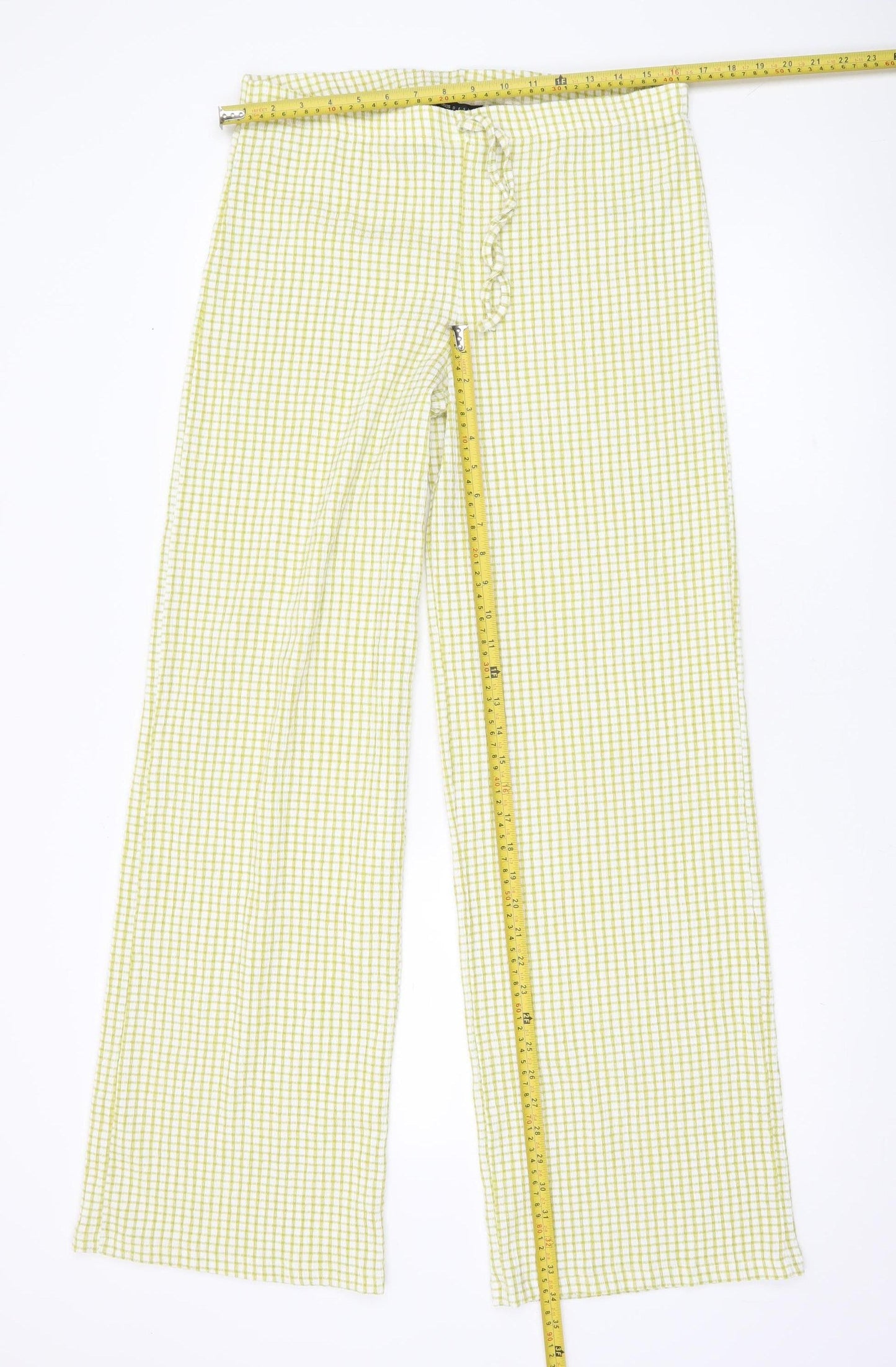 Womens UK Size 12-14 ASOS Relaxed Fit CasualTravel Green Trousers