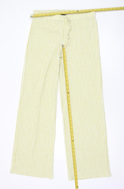 Womens UK Size 12-14 ASOS Relaxed Fit CasualTravel Green Trousers