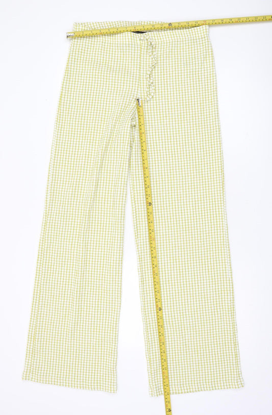 Womens UK Size 12-14 ASOS Relaxed Fit CasualTravel Green Trousers