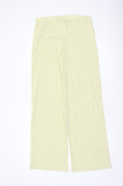 Womens UK Size 12-14 ASOS Relaxed Fit CasualTravel Green Trousers