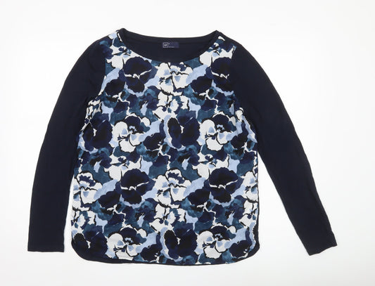 GAP Women’s Multicoloured Floral Blouse Long Sleeve Size M