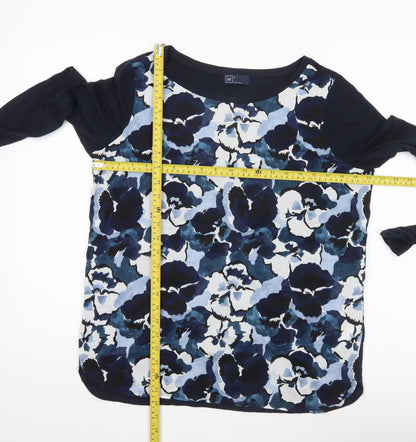 GAP Women’s Multicoloured Floral Blouse Long Sleeve Size M