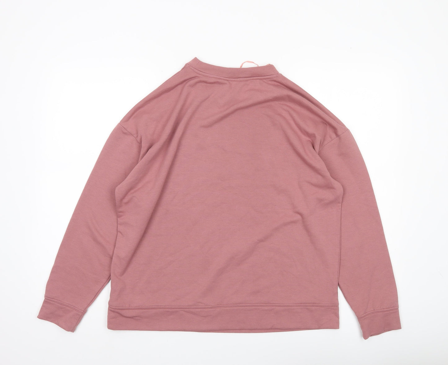 Nutmeg Women Pink Size 10 Crew Neck Pullover Sweatshirt