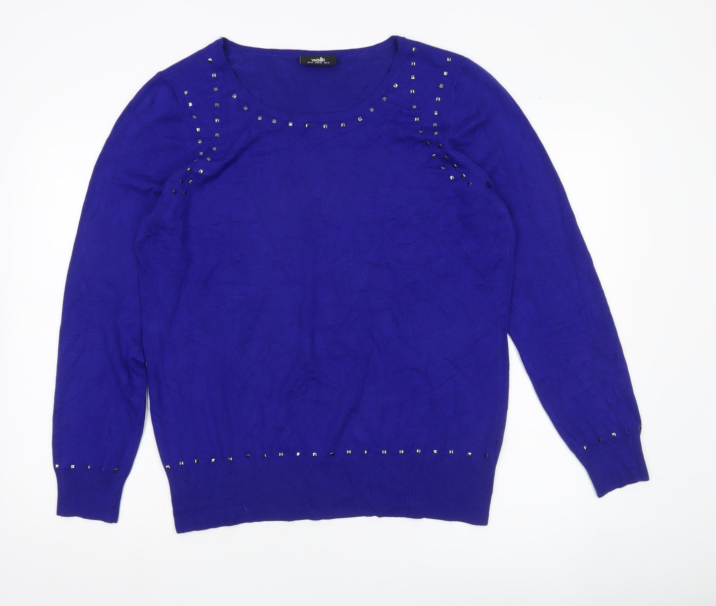 Womens UK Size 18 Wallis Blue Pullover Jumper