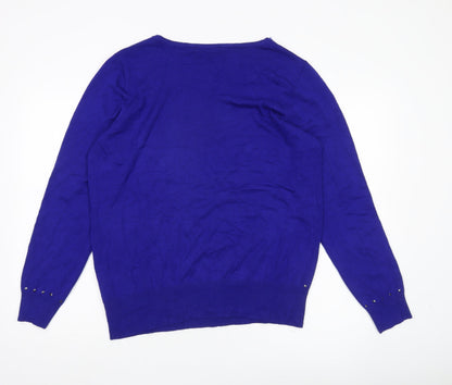 Womens UK Size 18 Wallis Blue Pullover Jumper