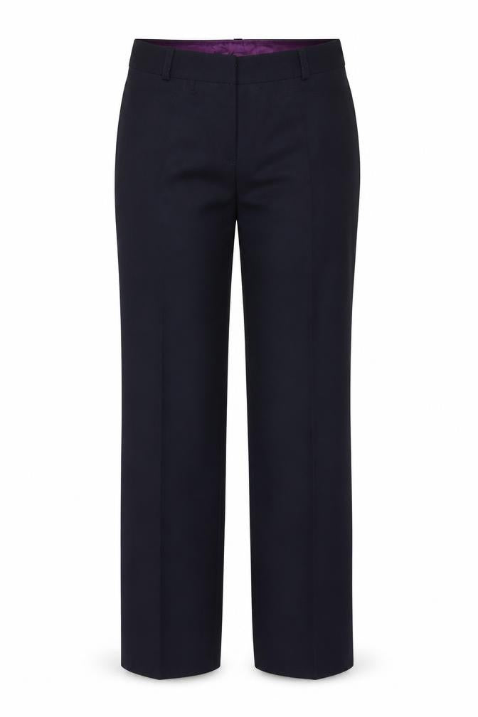Bay Womens Black Polyester Dress Pants Size 10 Straight Leg Workwear
