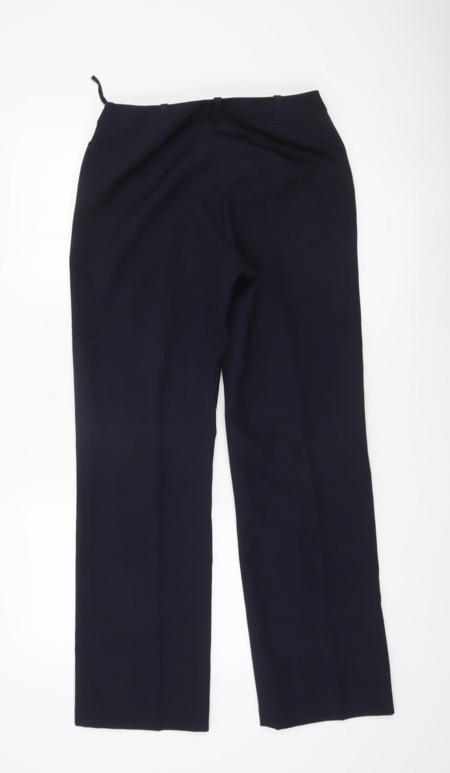 BAY Womens Black Polyester Dress Pants Size 10 Straight Leg Workwear