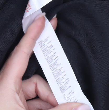 Mela London Women’s Black Gold Shift Dress Size 14 Short Sleeve Party