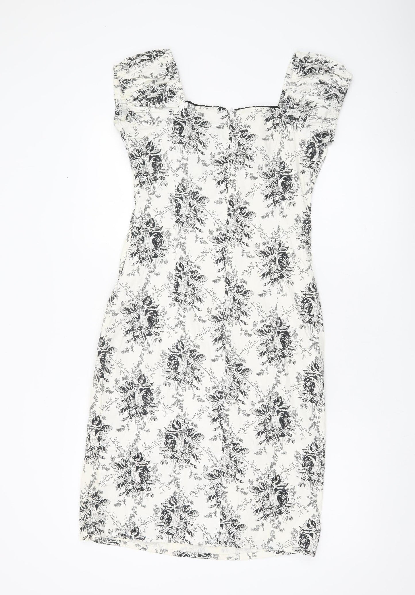 Joe Browns Women’s White Floral Sheath Dress Size 10