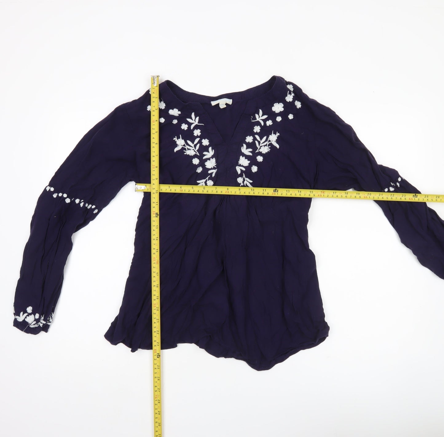 Womens UK Size L JoJo Maman Bébé Purple Tunic Blouse