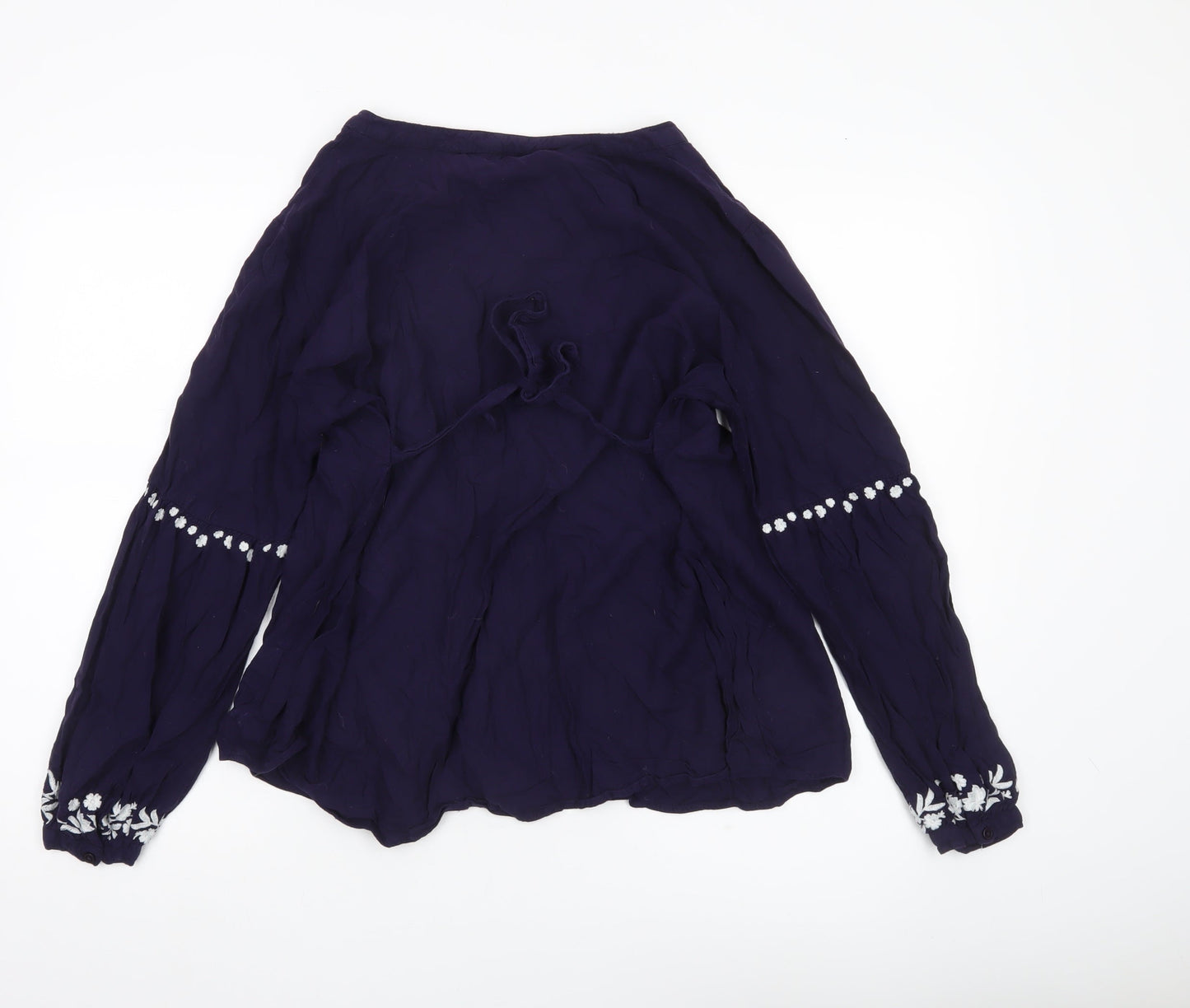 Womens UK Size L JoJo Maman Bébé Purple Tunic Blouse
