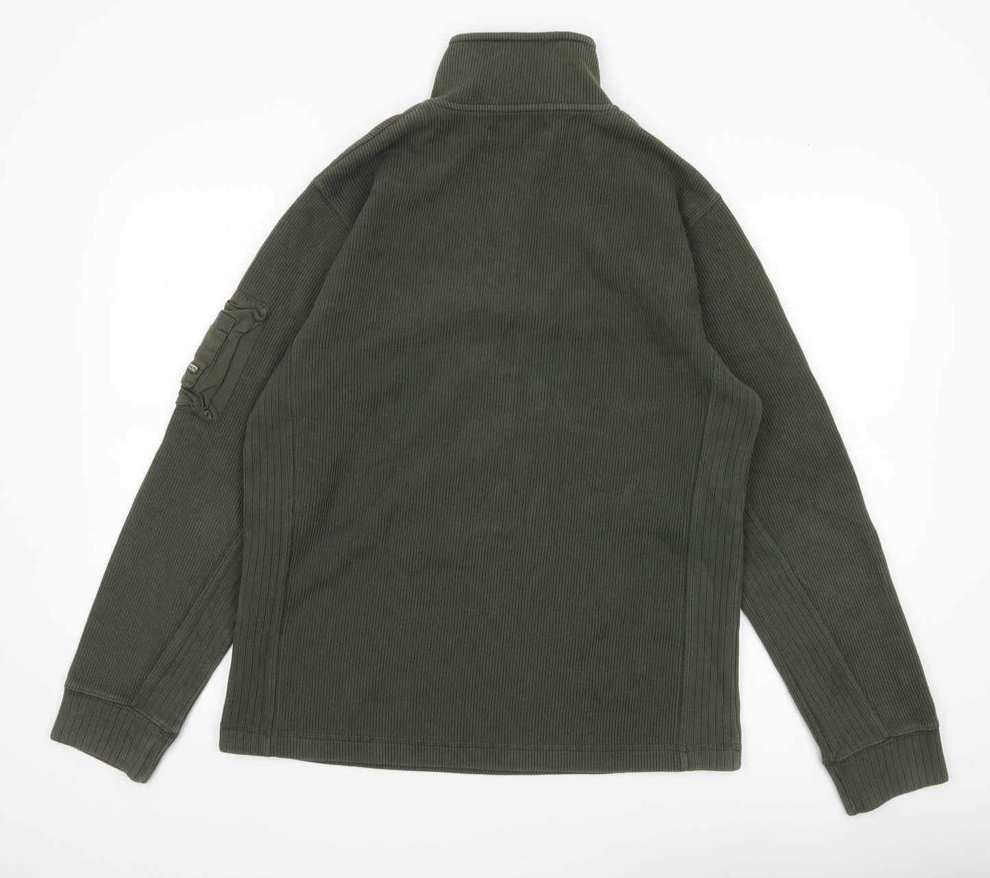 Mens UK Size L Ben Sherman Green Henley Sweatshirt