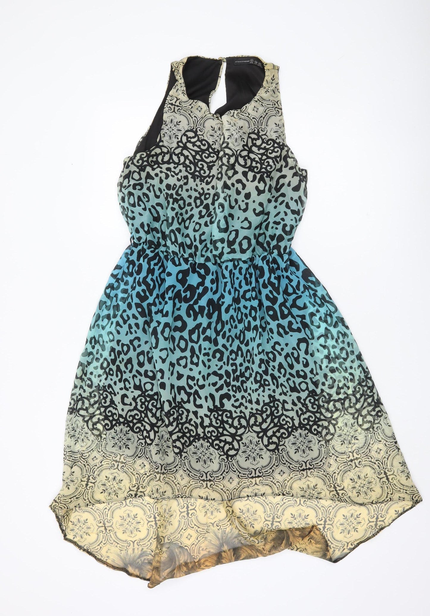 Atmosphere Women’s Multicoloured Animal Print Hi-Low A-Line Dress Size 12