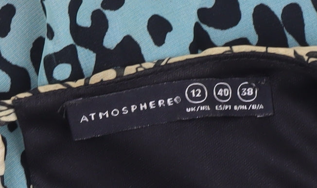Atmosphere Women’s Multicoloured Animal Print Hi-Low A-Line Dress Size 12
