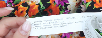 Zara Women Multicoloured Floral Catsuit Jumpsuit Size L Sleeveless