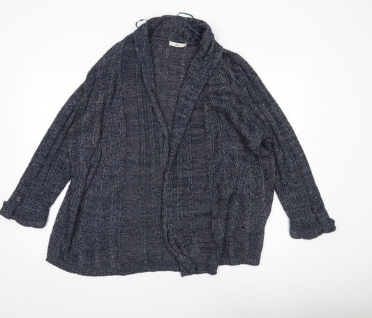 Womens UK Size 18 Marks and Spencer Blue Cardigan Jumper