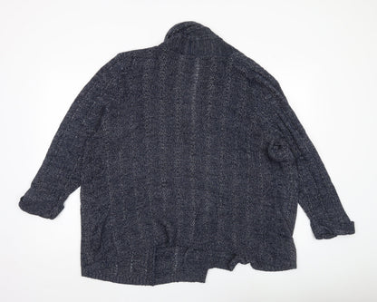 Womens UK Size 18 Marks and Spencer Blue Cardigan Jumper