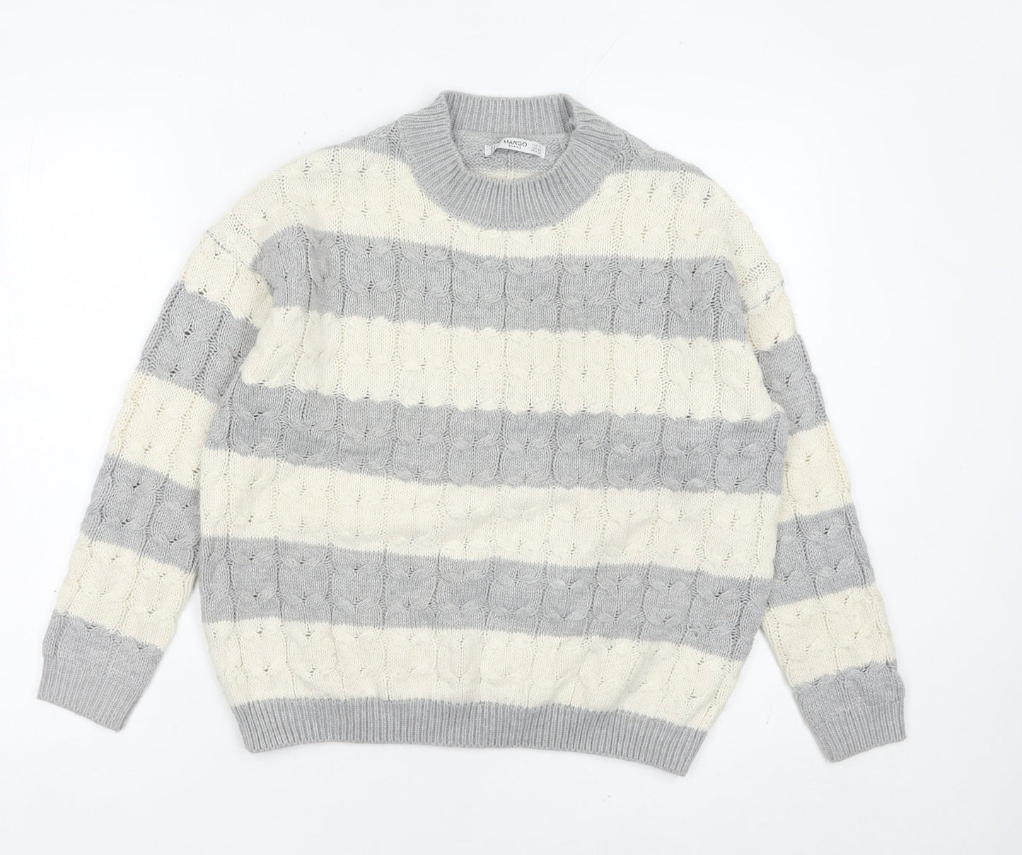 Womens UK Size 8 Mango Multicoloured Pullover Jumper