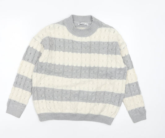 Womens UK Size 8 Mango Multicoloured Pullover Jumper