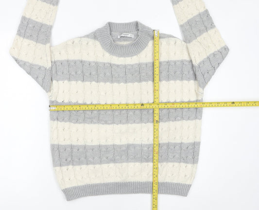 Womens UK Size 8 Mango Multicoloured Pullover Jumper