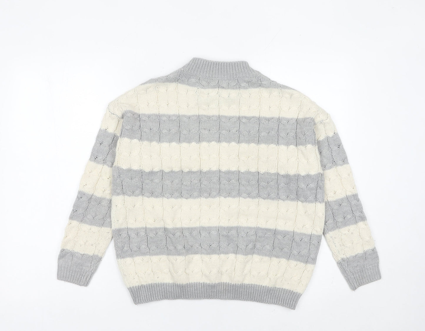 Womens UK Size 8 Mango Multicoloured Pullover Jumper
