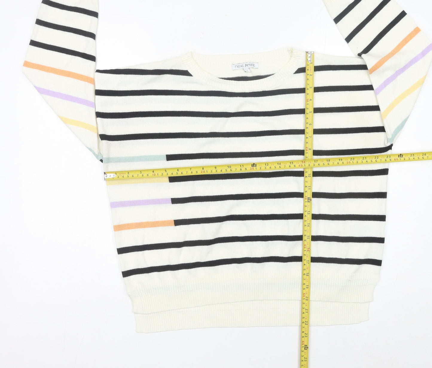 Womens UK Size L NEXT Multicoloured Pullover Jumper