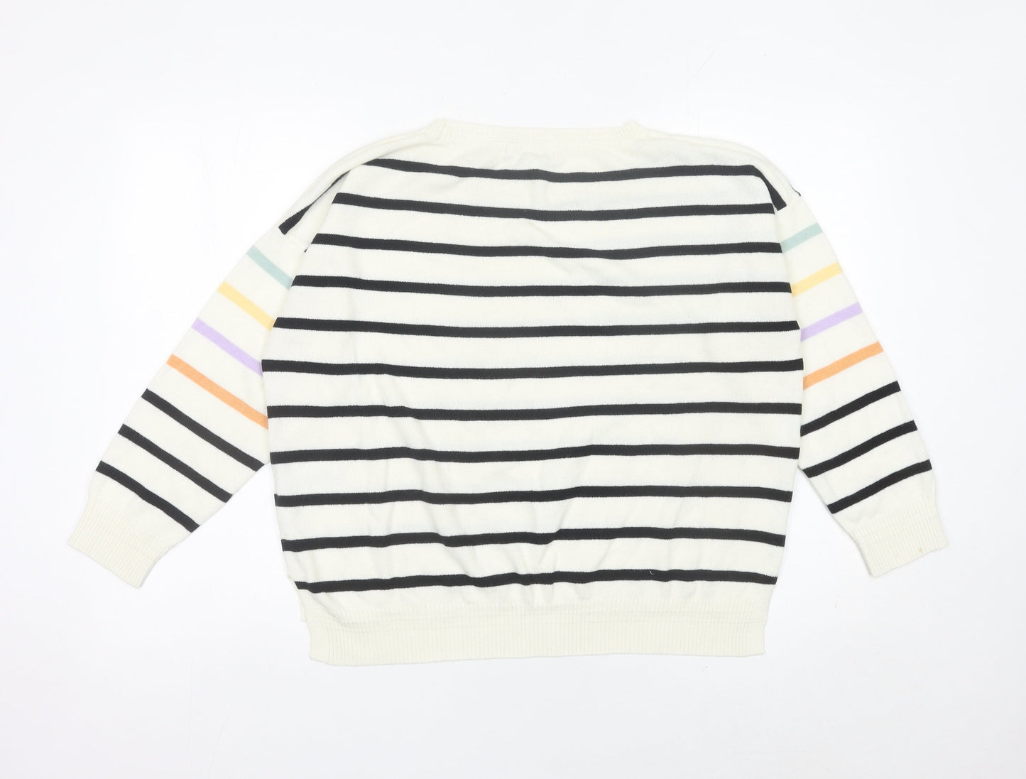 Womens UK Size L NEXT Multicoloured Pullover Jumper