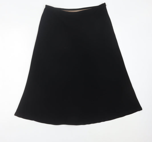 Phase Eight Women’s Black Size 14 A-Line Long Skirt Polyester