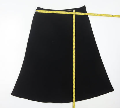 Phase Eight Women’s Black Size 14 A-Line Long Skirt Polyester